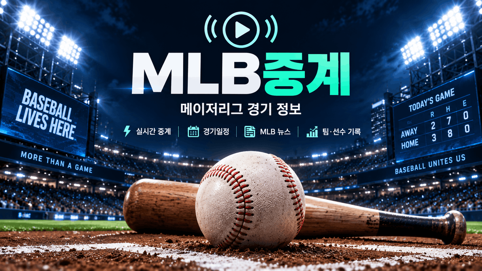 MLB중계와 메이저리그 경기일정