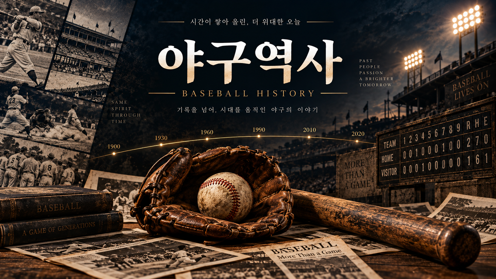 야구역사와 프로야구 메이저리그 발전 과정